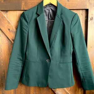 Express Suit Jacket Blazer Forest Green - Size 4